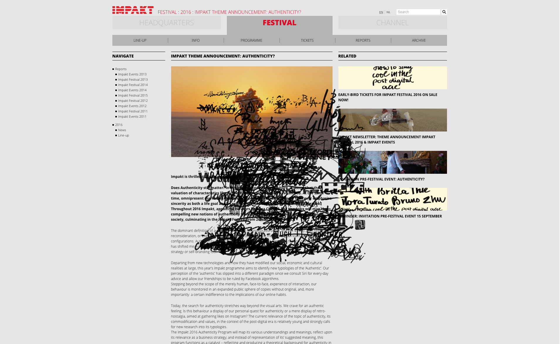 Impakt Festival 2016