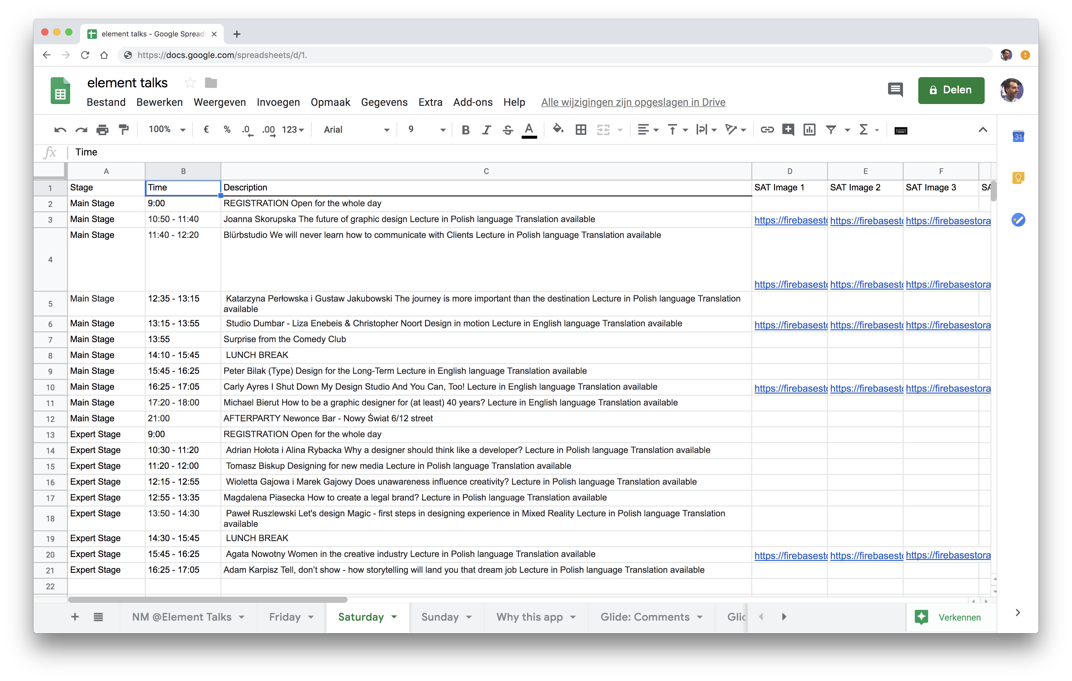 documenting design conference sheet1
